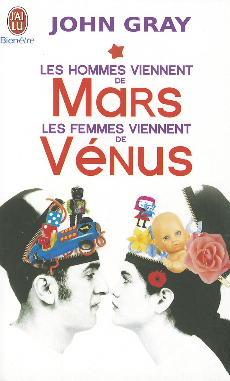 Couverture du livre les hommes viennent de mars et les femmes de Vénus